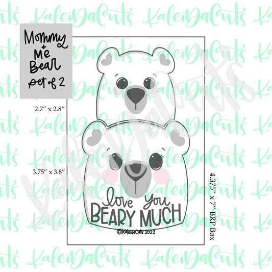 Mommy and Me Bear - Set of 2 Cookie Cutters