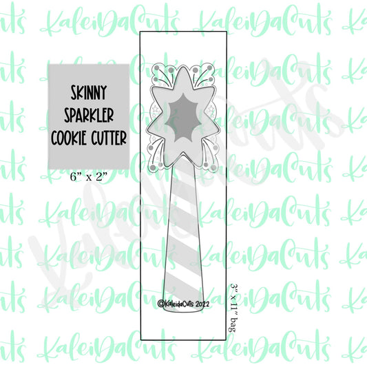 Skinny Sparkler 6" Cookie Cutter