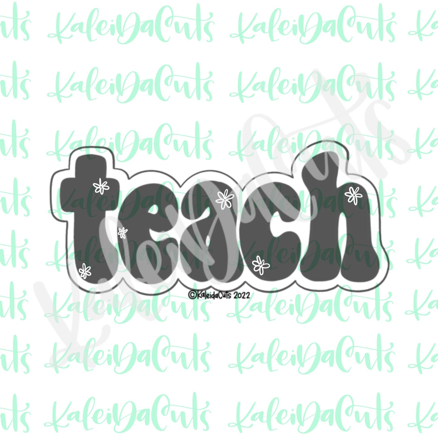 Teach Font Cookie Cutter