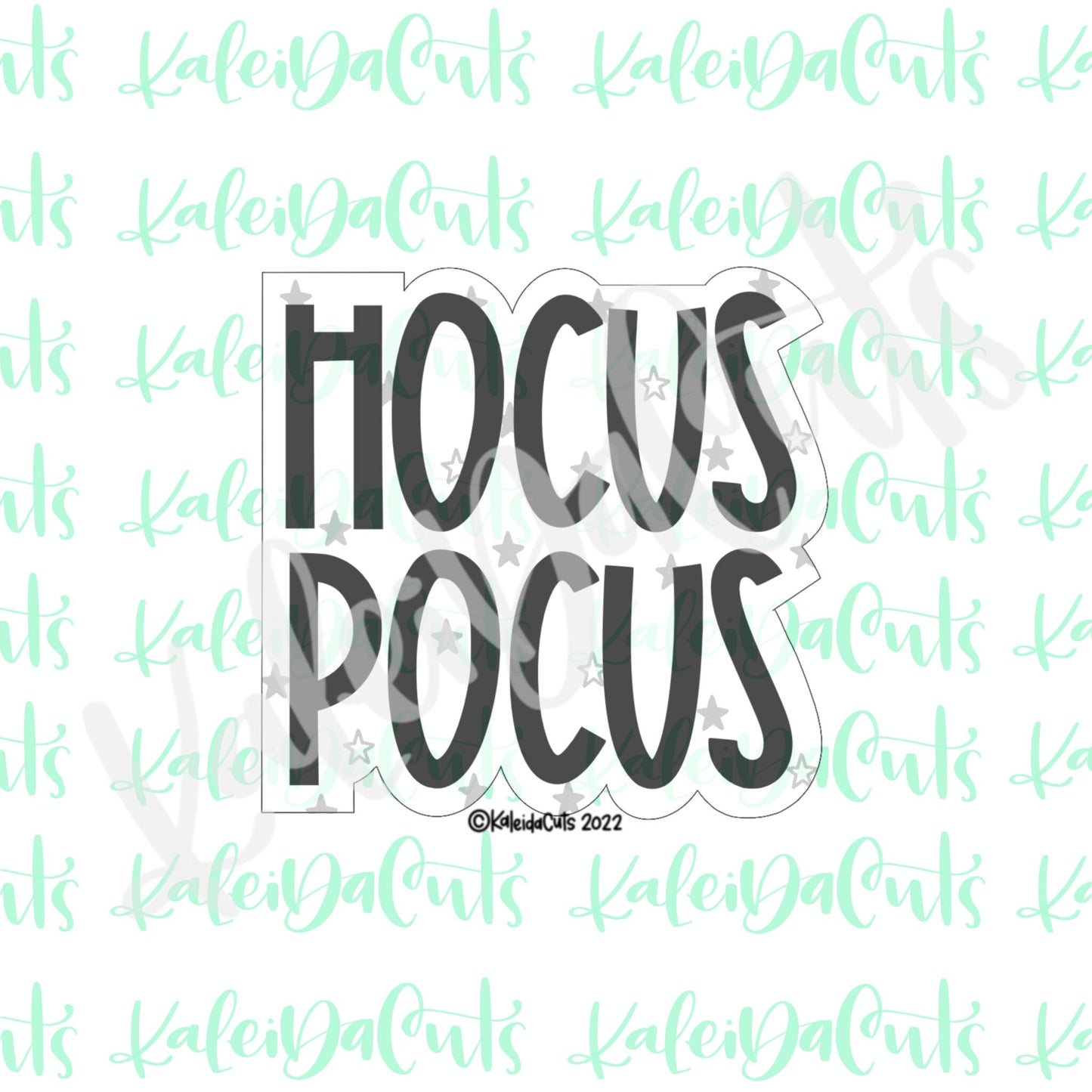 Hocus Pocus Font Cookie Cutter