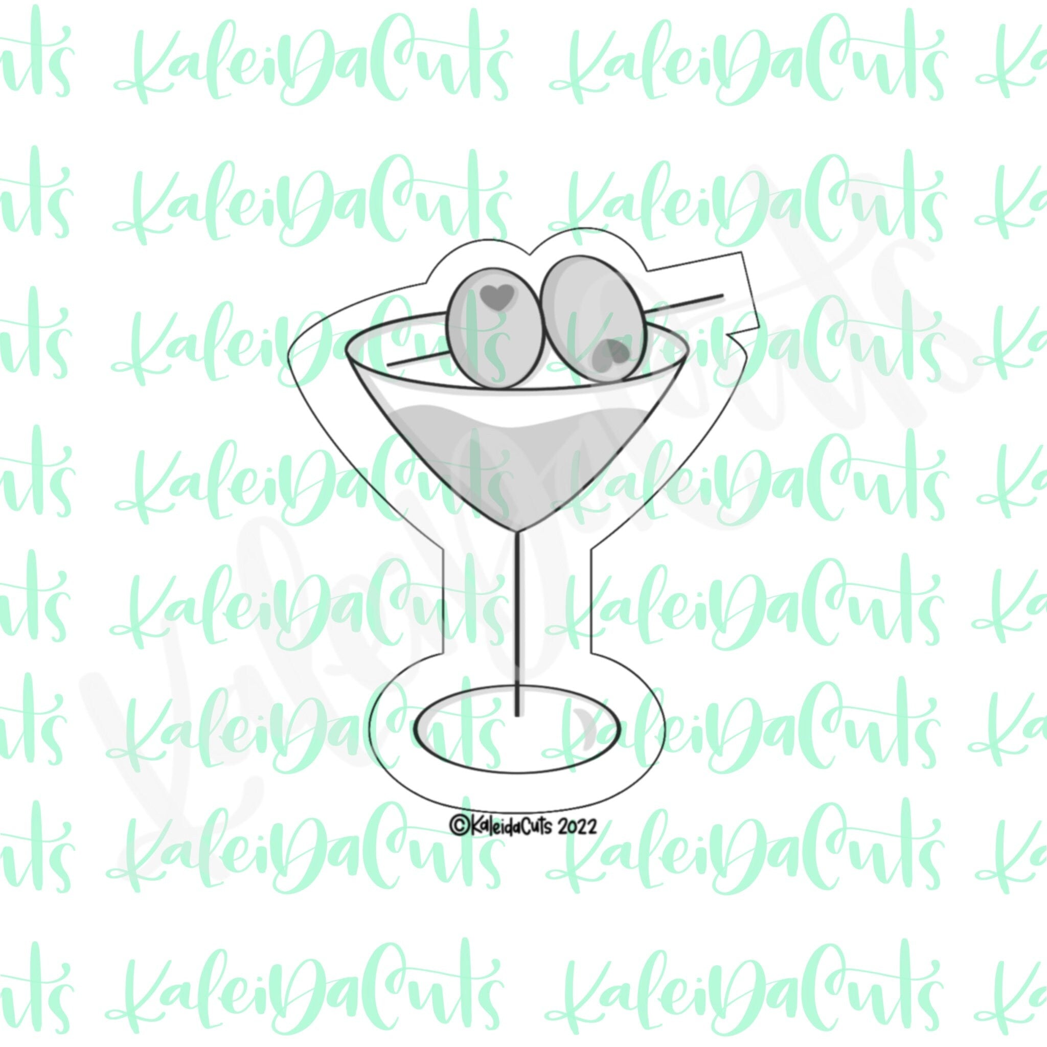 Dirty Martini Tumbler Design