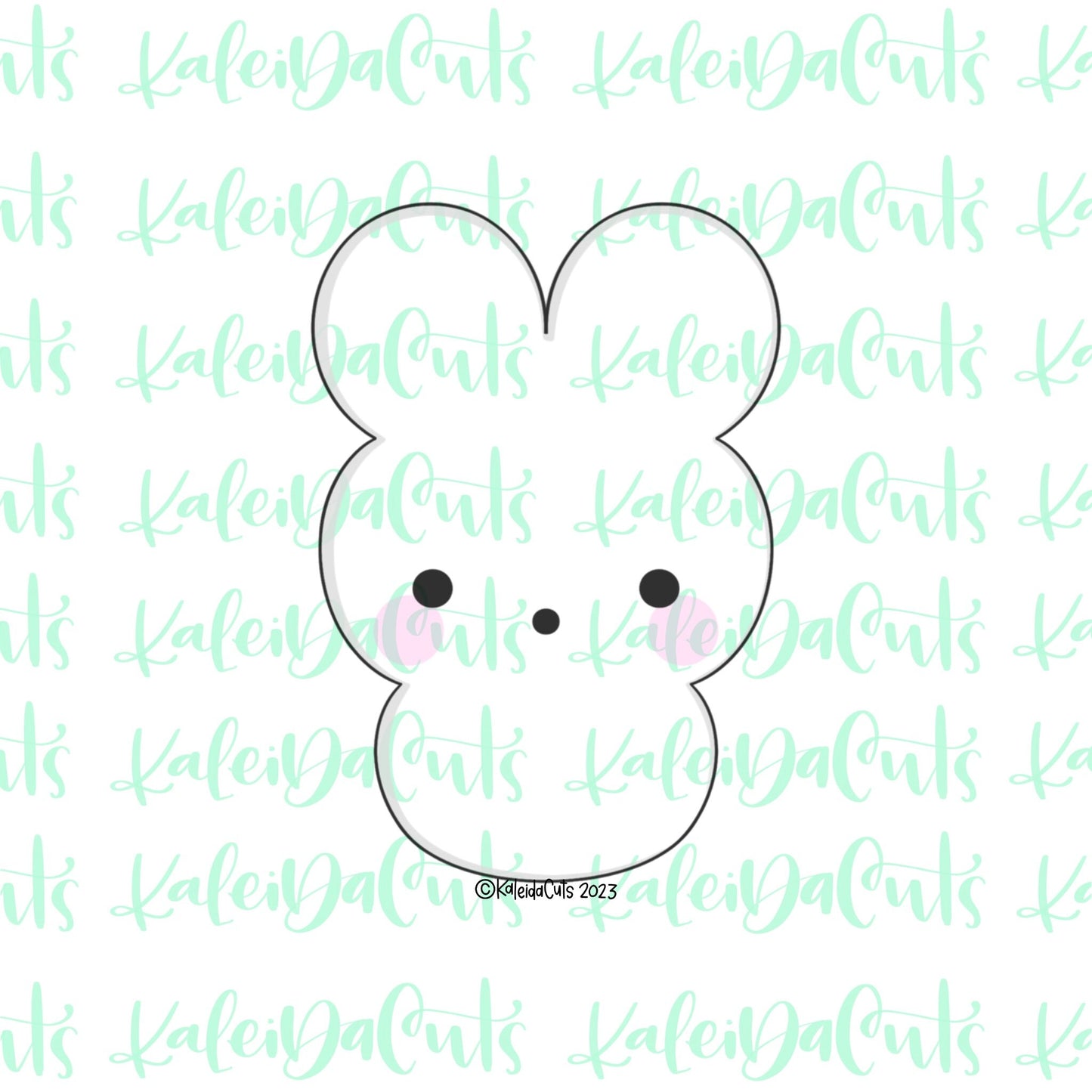 Kawaii Marshmallow Bunny Cookie Cutter