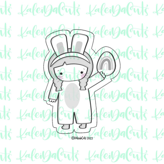 Kid Costume Bunny Cookie Cutter