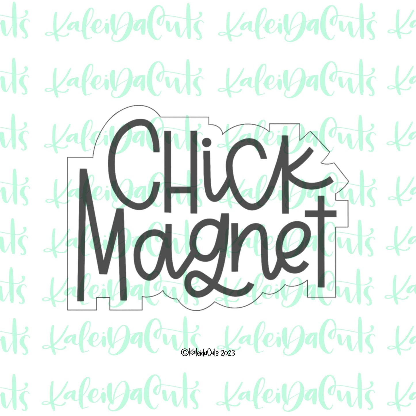 Chick Magnet Lettering Cookie Cutter