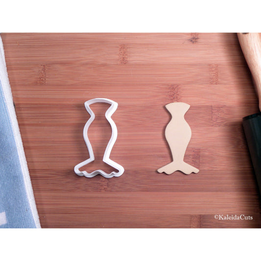 Mermaid Wedding Dress Cookie Cutter