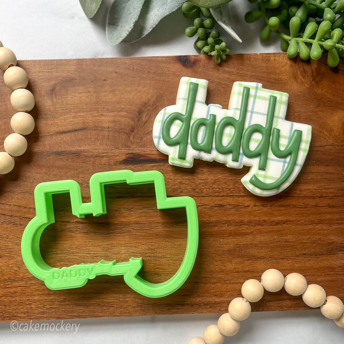 Daddy Lettering Cookie Cutter