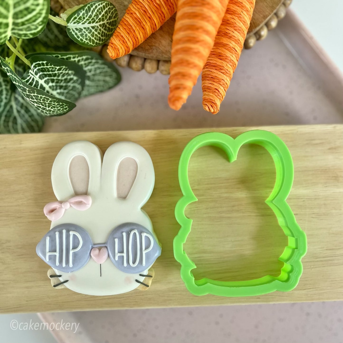 Hip Hop Bunny Girl Cookie Cutter