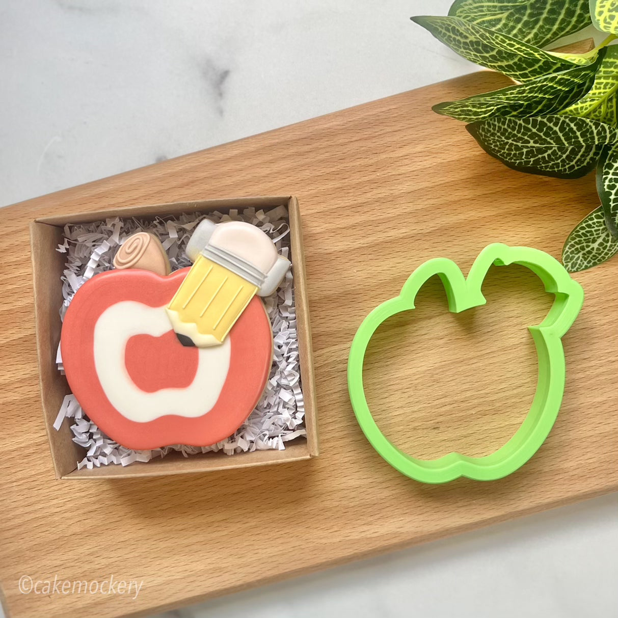 Apple Pencil Target Cookie Cutter