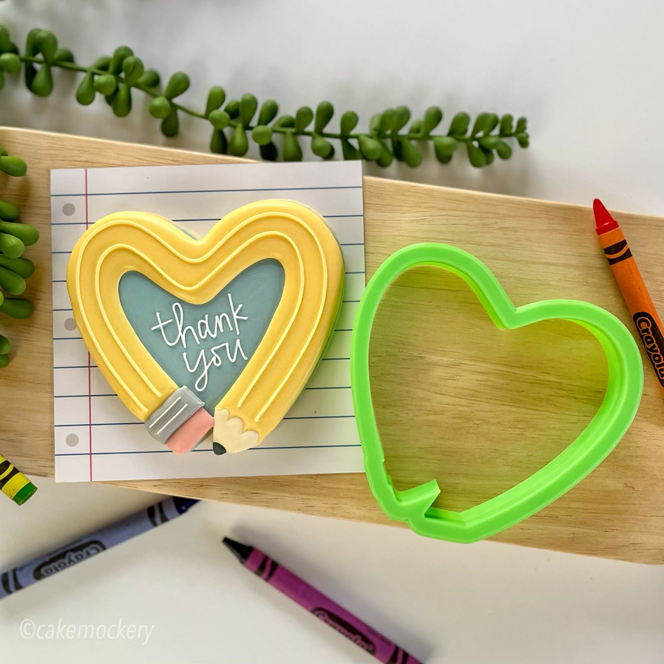 Pencil Heart Cookie Cutter