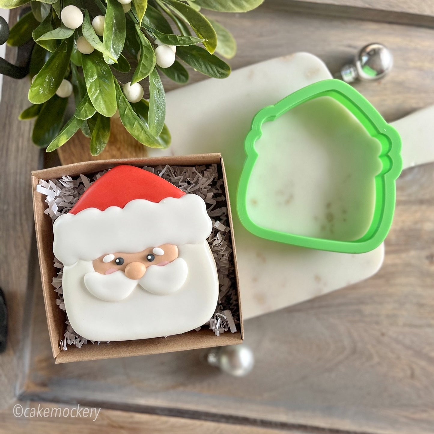 Santa Face Plaque Cookie Cutter