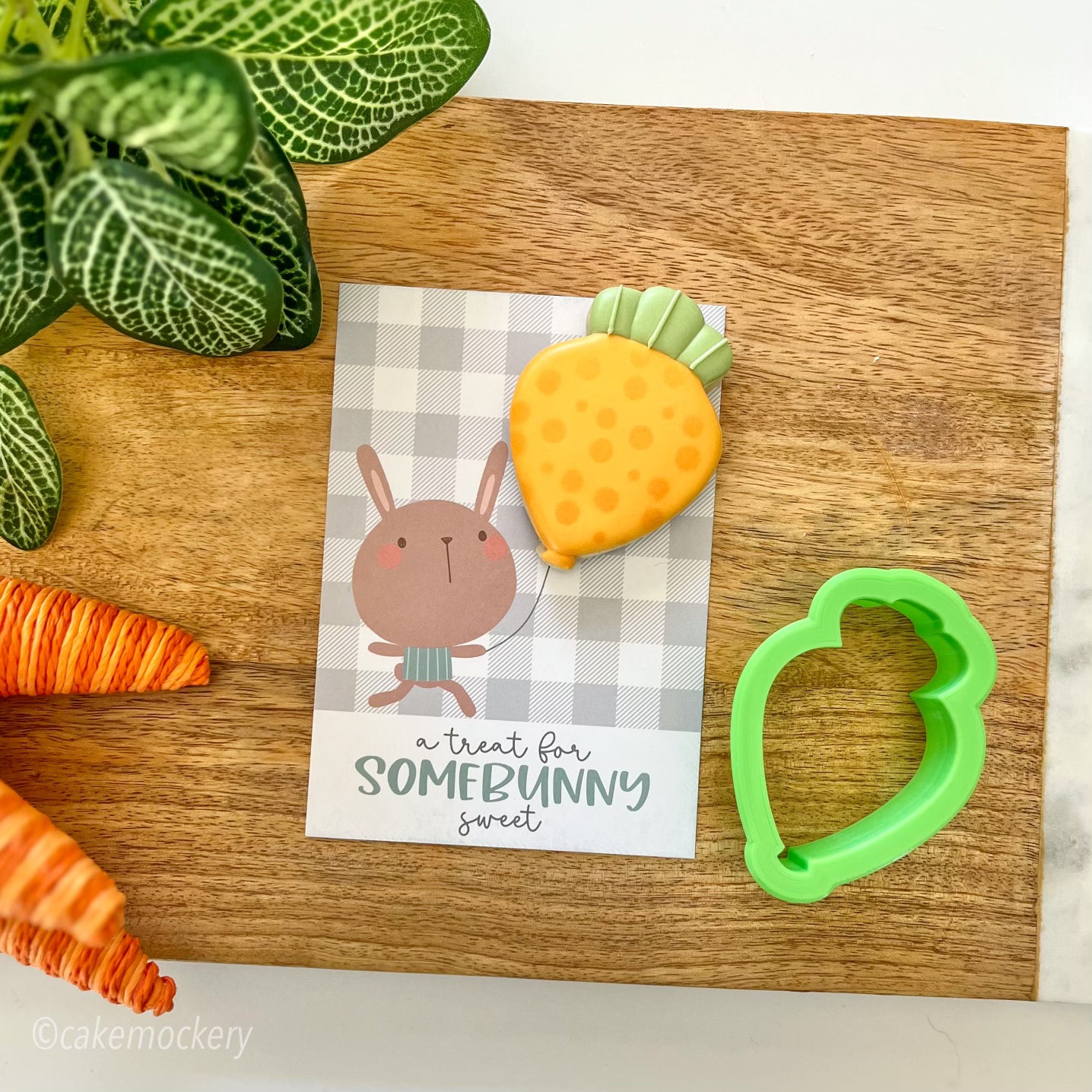 Carrot Balloon Cookie Cutter