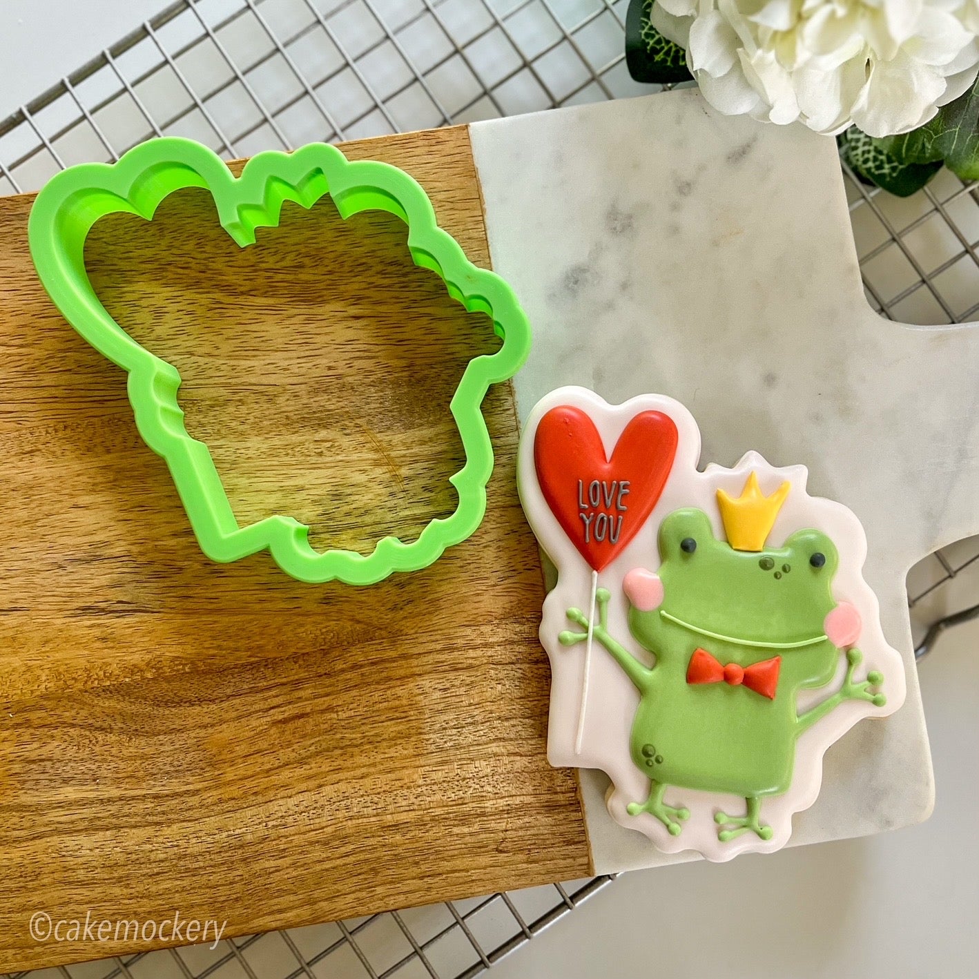 Modern Frog Prince Cookie Cutter
