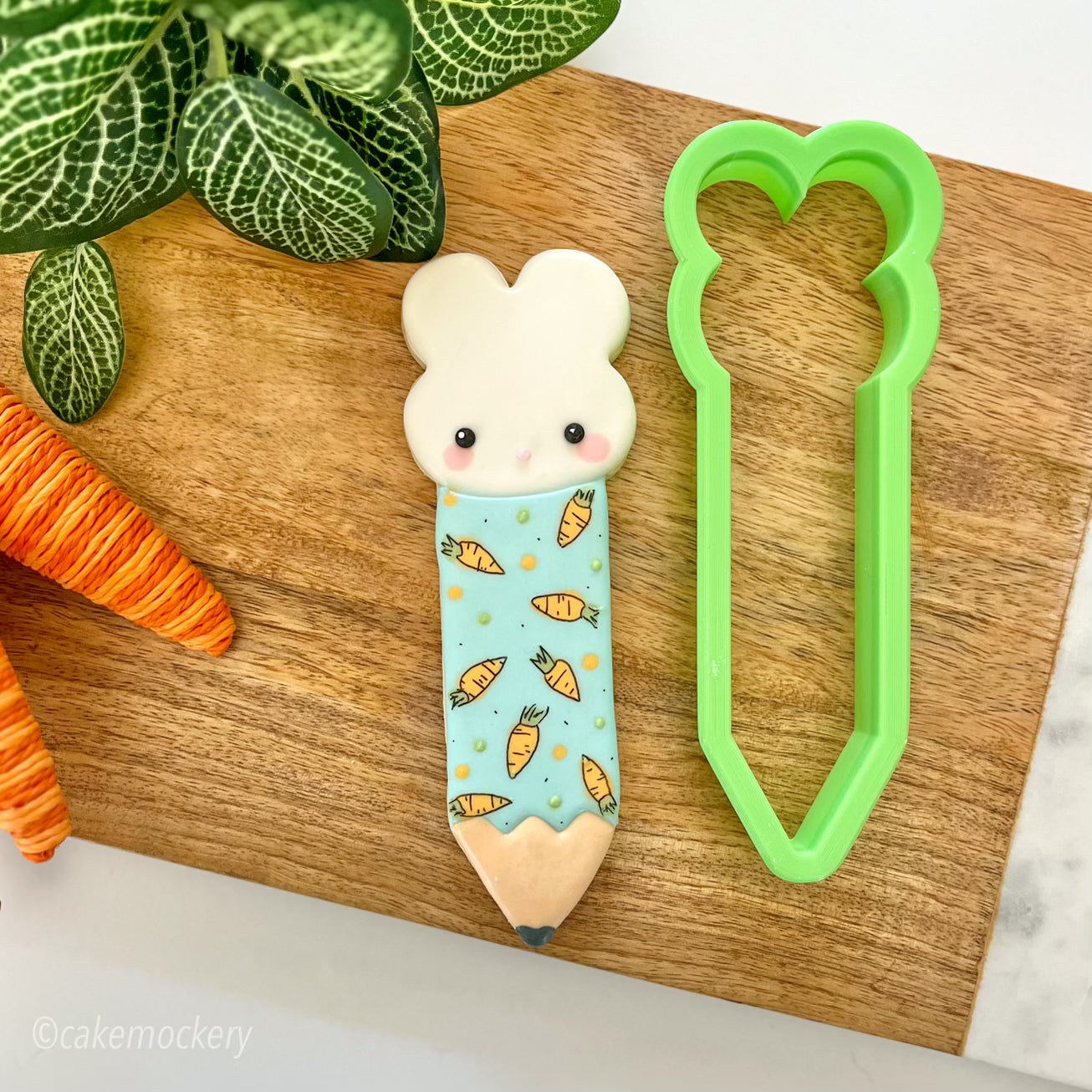 Skinny Bunny Pencil Cookie Cutter
